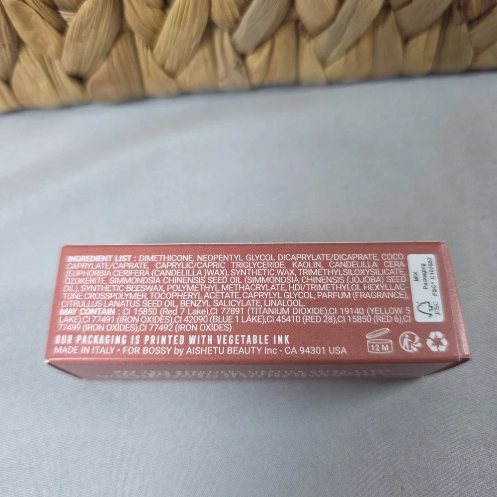 Bossy Cosmetics Lipstick 0.13 Fl Oz Shade Focused